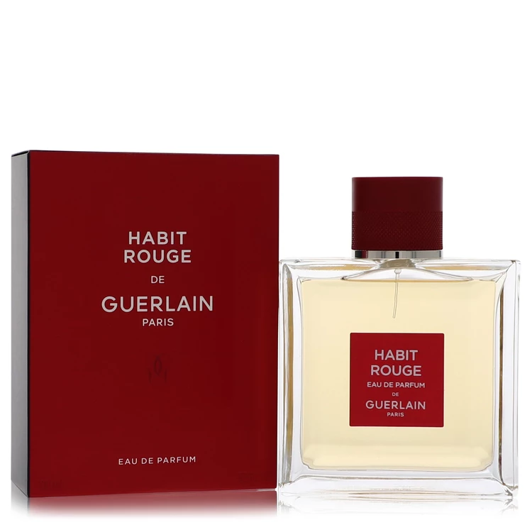 HABIT ROUGE – Eau de Parfum de Guerlain pour Homme – 100ml / 3.4 fl.oz